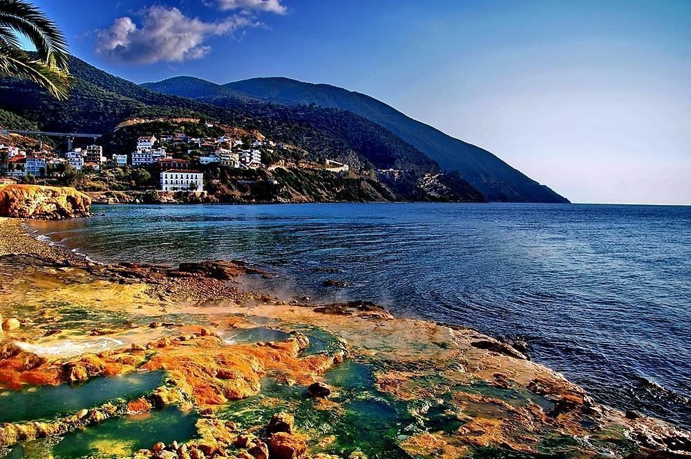 Отель Palatino Лутра-Эдипсу Экстерьер фото